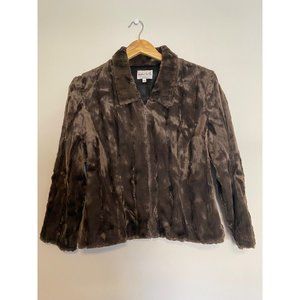 MONIKA TURTLE STUDIO PHILADELPHIA FUR COAT SIZE S